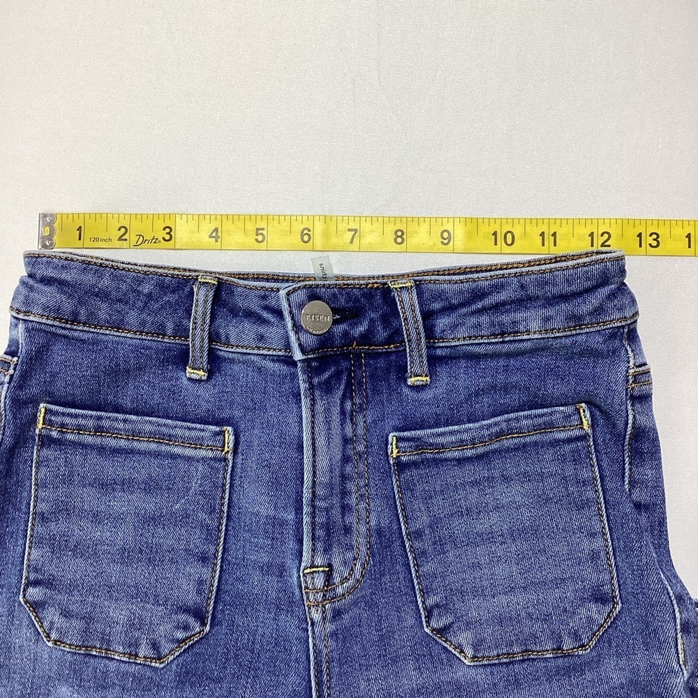 Risen Patch Pocket Flare Women's Jeans - Picture 7 of 11